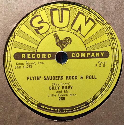 Billy Lee Riley And His Little Green Men - Flyin' Saucers Rock 'n' Roll / I Want You Baby