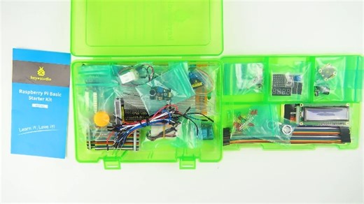 Watch KEYESTUDIO Basic Starter Kit for Raspberry Pi 4 3 3B/2B/B  on Amazon Live
