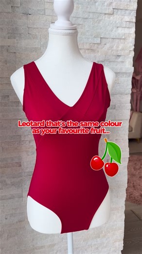 Collections | Your Dancewear on Instagram: "The only red leotard you need before 2025 ends is our Ella Cherry ✨🍒 + It’s got our famous leg line… Super High Cut ✂️ Get this leotard on claudiadeanworld.com"