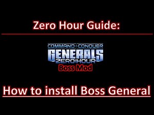Zero Hour Guide: How to install the Boss General