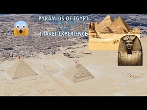 😱Explore the Great Pyramids of Egypt in 360° | Virtual Tour & History #pyramid👀