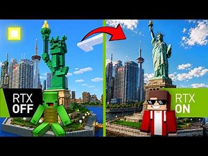 STATUE OF LIBERTY Build Tutorial In Minecraft — JJ VS MIKEY Challenge — Maizen Parody