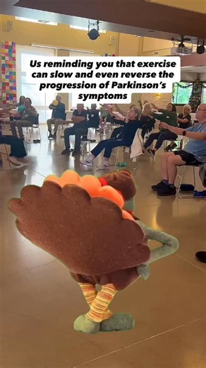 4.4K views · 928 reactions | One thing we’re thankful for this year is exercise! Exercise is proven to slow and even reverse the progression of Parkinson’s symptoms. If you’re looking for free, accessible exercise classes that you can do at home this holiday season, check out our YouTube channel at YouTube.com/powerforparkinsons. | Power for Parkinsons | Facebook