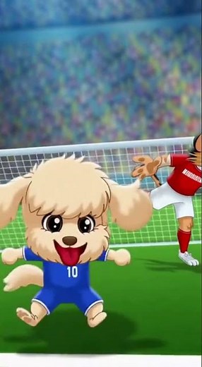 “Pug Scores an Epic Goal! 🐾⚽ The Cutest Soccer Match Ever!”