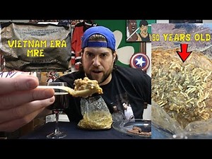 L.A. BEAST vs 50 Year Old Vietnam Era MRE (1969-72) | Spaghetti & Meat Sauce