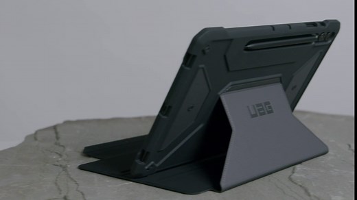 URBAN ARMOR GEAR UAG Designed for Samsung Galaxy Tab S10 Ultra SM-X920, S9 Ultra Case 14.6" Metropolis SE Black, Multi-Angle Kickstand Folio with Auto Wake/Sleep & S Pen Holder Rugged Protective Cover