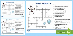 Winter Crossword