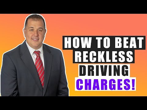 How To Beat Reckless Driving Charges!