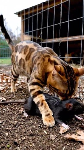 Cat’s Bizarre Move Leaves This Mouse Confused