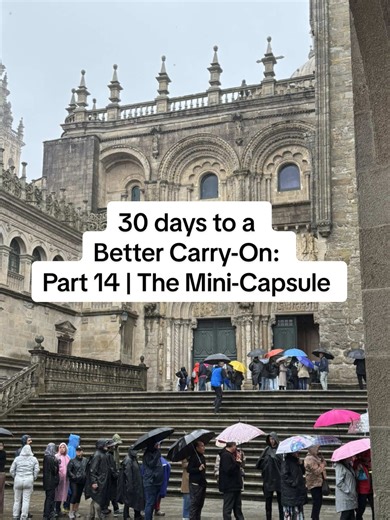 Your travel capsule has to work for all your travel needs- that sometimes means packing a mini capsule. Part 14 of 30 Days to a Better Carry-On. #carryononly #travelcapsulewardrobe #carryononlypacking
