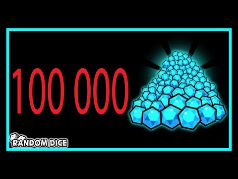 Потратил 100 000 алмазов. Random Dice Hack