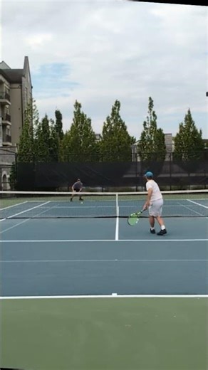 Clean set-up and put-away (TST Tournament 4) #trickshot #tennis #tournament #shorts
