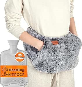 Hot Water Bag Hot Water Bottles Bottles for Pain Relief, Hot Water Bottle with Cover, Hot Water Bag for Pain Relief for Endometriosis, Period Pain Cramps Belt for Adults