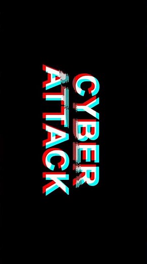 #Cyber #Attack #Glitch Effect Text Digital TV #Distortion #4K Loop Animation
