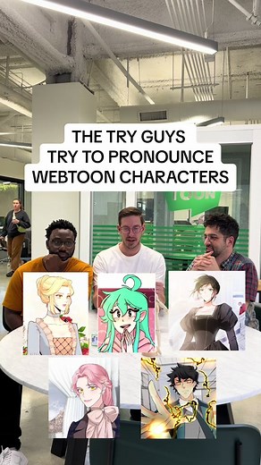 Try Guys Attempt to Pronounce Webtoon Names