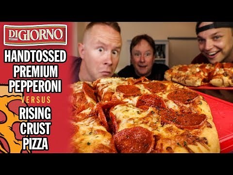 Digiorno's Hand Tossed Pepperoni vs. Rising Crust Pizza