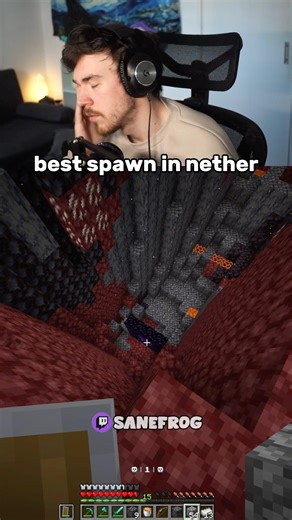 I Got The Best Spawn In Nether #minecraft