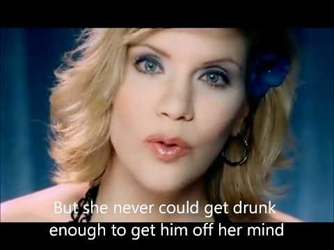 Brad Paisley & Alison Krauss Whiskey Lullaby w/lyrics