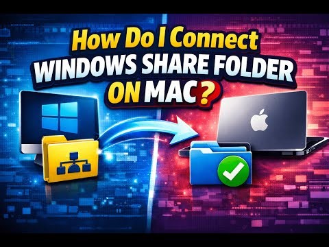 How Do i connect Windows Share Folder on Mac