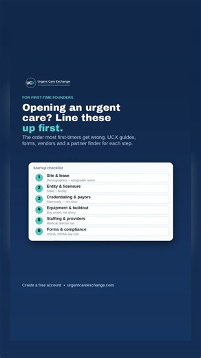 Urgent Care Startup Costs Explained #Shorts