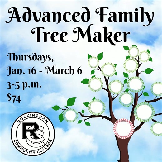 1K views | Advanced Family Tree Maker will be offered on Thursdays,...