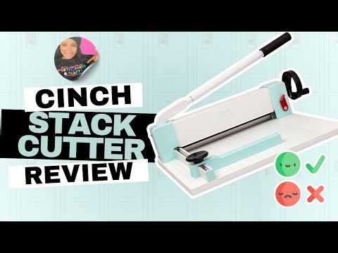 Cinch Stack Cutter Review, Unboxing and First Cut