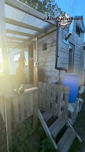 309K views · 2.8K reactions | Cozy Welsh Build: Couple Crafts Tiny House with Bathtub, Wood Stove & Dual Lofts | Alternativehouse | Facebook