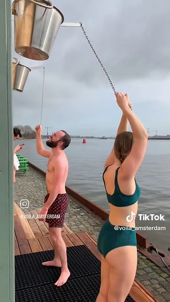 KUUMA SAUNA Wild Nordic Sauna in Amsterdam 🧖‍♀️ #saunatime #nordicsauna #amsterdamguide #amsterdamactivities #amsterdamtips #amsterdamnoord