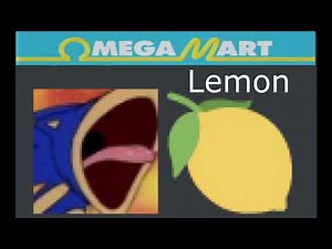 Sonic Confused Omega Mart Lemons with Lemons and dies (Sonic eats a lemon meme)