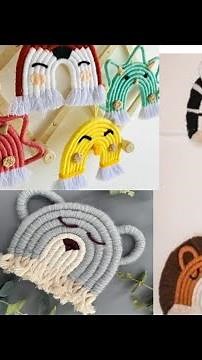 macrame rainbow 🌈 animals safari nursery pattern and designs 2022