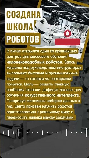 🤖 СОЗДАНА ШКОЛА РОБОТОВ #новости #роботы #ии #китай #технологии