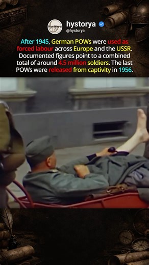 A Lot of Forced Labour 💪 #ww2 #forcedlabour #postwar #militaryhistory #hiddenhistory #shorts