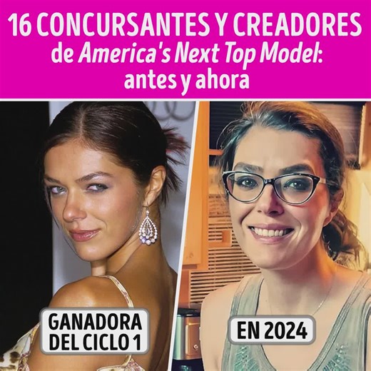 16 Concursantes y creadores de America's Next Top Model: antes y ahora | Genial