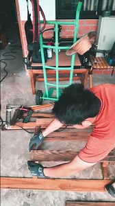 DIY small Camping Table from Old Wood