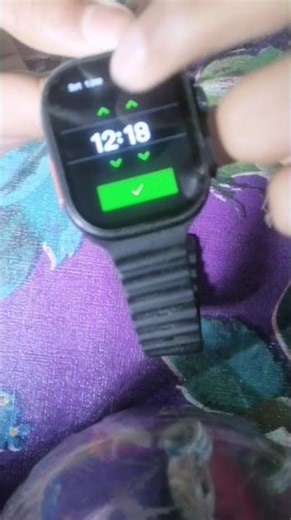 #smartwatch, how to set time.