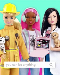 Imagine what’s possible through play 💖 With 200 careers and counting, Barbie continues to inspire the limitless potential in every girl. #YouCanBeAnything | Barbie
