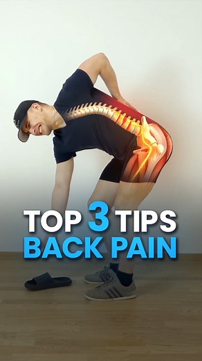 ⚡️3 Tips For Back Pain #herniateddisc | Recover Pain