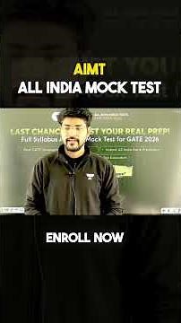 Test Your GATE 2026 Preparation 🚀 | Unacademy Mock Test & AIR Reveal #gate2026 #gate2026preparation