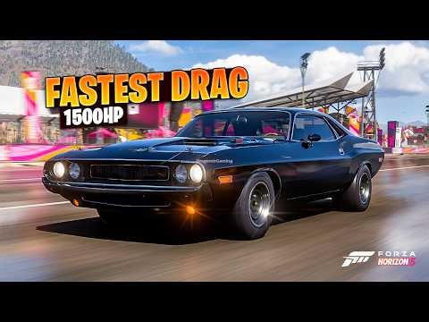 Drag Tune 1500HP Dodge Challenger 1970 R/T Forza horizon 5