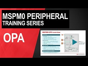 MSPM0 operational amplifiers