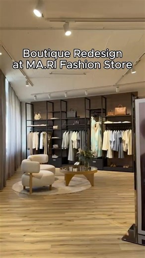 Clothing Store Redesign at MA.RI | Boutique Design Ideas #clothingstore #retaildesign #shopdesign