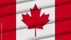 Canada flag waving animation unique glasslike 4K waving flag animation of the canadian flag great for celebrating events and celebrations of canada