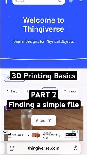 3D Printing Basics: Part 2, Finding a simple file