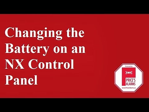 GE Interlogix NX Alarm Panel - Changing Backup Battery