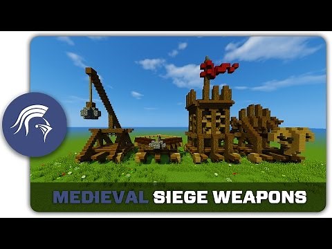 Minecraft Building Tutorial : How to build Medieval Siege Weapons