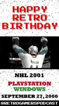 Happy Birthday to NHL 2001 on the Playstation and PC!