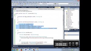 How to update dataset in rdlc parameters