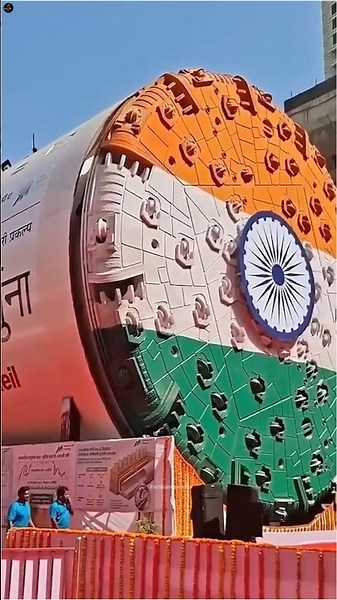 India’s Largest TBM Machine Building Mumbai’s Mega Tunnel 🚇