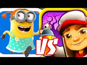DESPICABLE ME: MINION RUSH VS SUBWAY SURFERS!!!