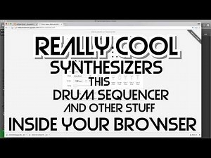 Free Synthesizers and More in your Browser!